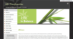 Desktop Screenshot of lifetransformationstherapy.com
