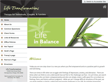Tablet Screenshot of lifetransformationstherapy.com